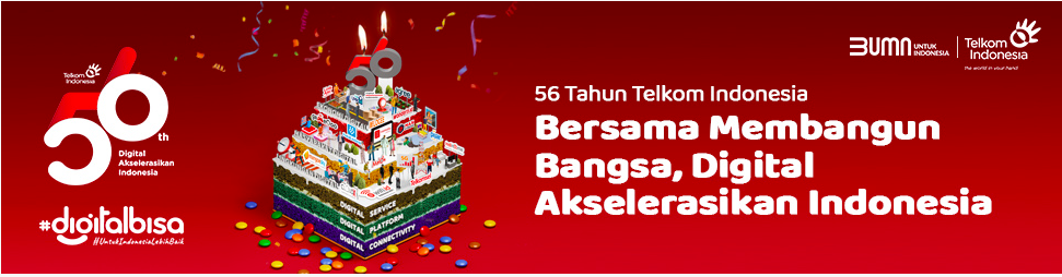 56 Tahun Telkom Indonesia, akselerasi digital